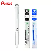 (1筆2芯)PENTEL BGH5 i+五色筆管  白