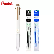 (1筆2芯)PENTEL BGH5-D i+simple code五色筆管  摩卡