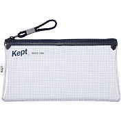 Raymay Kept透明網眼考試筆袋/ 深藍