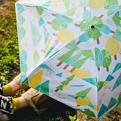 【 Hello Studio 你好工作室 】Huchii and the forest 狐吉與森林小摺傘|Huchii 輕便晴雨兩用傘