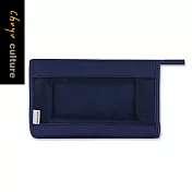 珠友 多功能收納袋/盥洗小物收納包/透氣網袋 02藏青