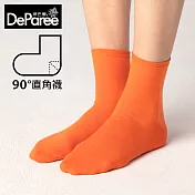 蒂巴蕾 Socks 直角襪 橘