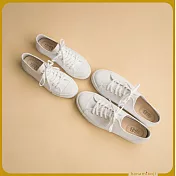 【花見小路】腳踏車日/防潑水小白鞋/男鞋/小白鞋/情侶鞋/ JP26.5 /白色