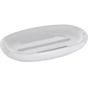 《KELA》Isabella陶製肥皂盒 | 肥皂架 香皂碟 皂盒 - 白