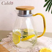 【Caldo卡朵生活】優雅切面耐冷熱玻璃水壺 1.5L