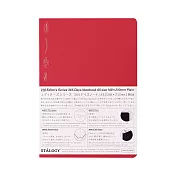 STALOGY 365 days筆記本 A5-空白紅