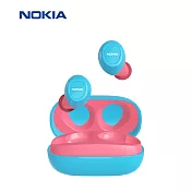 【Nokia 諾基亞】雙撞色潮流真無線藍芽耳機(E3100) 色色粉