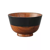 KAWAI / 日本傳統色木頭湯碗- 漆黑
