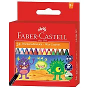 FABER-CASTELL 大眼星球無毒蠟筆24色