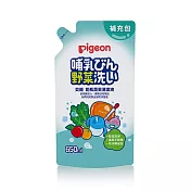 【Pigeon貝親】奶瓶蔬果清潔液650ml(補充包)