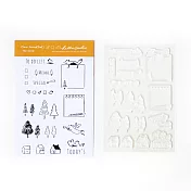 【 Hello Studio 你好工作室 】My Daily 我的日常｜透明印章組 附壓克力塊