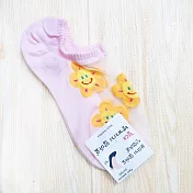 Kankoku韓國- 燦爛花朵朵透氣襪 * 粉色