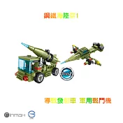 【Rinmax玩具】拼裝積木 鋼鐵海陸空系列 鋼鐵海陸空1（96顆）