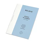 PAPERIAN BELIEVE 1個月學習計劃本 ver.2 Steel Blue