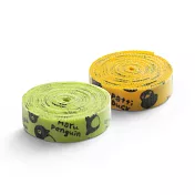 Bone 蹦克  自黏束帶捲 - 線材集線收納魔鬼氈 - 派提鴨+企鵝小丸