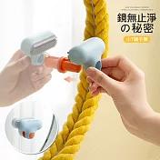 【美好家 Mehome】小T鏡子擦 刮水器/擦窗器 (2入) 藍色2入