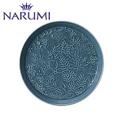 NARUMI日本鳴海骨瓷Anna Emilia仲夏牧場骨瓷19cm平盤 (寶藏藍)