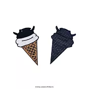 JzFun LAIMO刺繡無痕瀏海貼片 冰淇淋