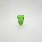 smith&hsu 白毫雙層玻璃杯 / 綠色 210ml