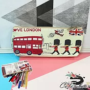 【卡樂熊】英倫風多用途造型收納包/筆帶(六款)- 米綠色士兵