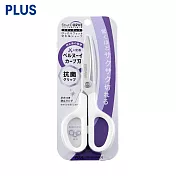 PLUS SC-175S-AB 抗菌型弧線剪刀 白