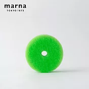 【日本Marna】日本製廚房海綿菜瓜布-綠-3入組(原廠總代理)