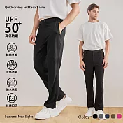 【KISSDIAMOND】戶外耐刮防潑水機能速乾褲(KD-801) M 男/黑色