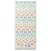 【日本丸真】Moomin花朵叢林無撚刺繡 (毛巾)
