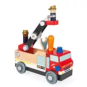 【法國Janod】小木匠創意玩-消防車
