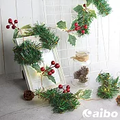 紅果子松針節慶風 2米20裝飾燈(暖白光)