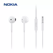 NOKIA 高清複合大動圈耳道式耳機 E2101A 白色