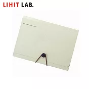 LIHIT LAB A-7589 A4六層薄型風琴夾 米白