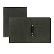 [MUJI無印良品]資料夾(線圈式)/A4.2孔.深灰