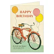 美國 Cavallini & Co. Greeting Cards 卡片/生日卡  _生日快樂腳踏車