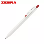 (3支1包)ZEBRA SARASA R 鋼珠筆 0.5白桿紅