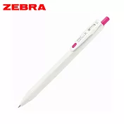 (3支1包)ZEBRA SARASA R 鋼珠筆 0.4白桿粉紅