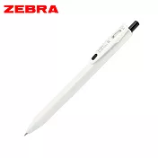 (3支1包)ZEBRA SARASA R 鋼珠筆  0.4白桿黑