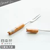 【GRAPPORT】日本製Fluffy系列不鏽鋼叉子22.5CM-柴犬款