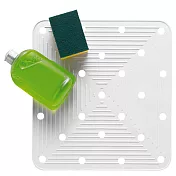 《EXCELSA》水槽瀝水墊 | 餐具杯盤墊 隔水墊 流理臺墊 - 白