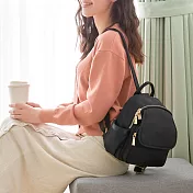 CHENSON 日常7口袋 厚底迷你後背包 黑 (CG15192-3)