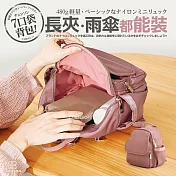 CHENSON 日常7口袋 厚底迷你後背包 粉紅 (CG15192-P)