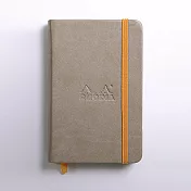 【Rhodia｜Rhodiarama】Hardcover 精裝硬皮束帶筆記本_A6_象牙色_空白_90g_96張_ 豆沙色