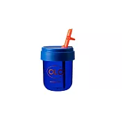 【HOLOHOLO】TONTON MINI 吸管兩用隨行杯(300ml/6色) 深海藍