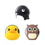 Bone 蹦克  精油香氛磁扣 - 隨身香薰多功能口罩磁扣 企鵝、鴨子、貓頭鷹