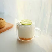 好玻GOODGLAS | CO雙層把手玻璃杯180ml