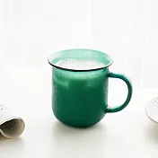 好玻GOODGLAS | 單層把手水杯- 湖綠