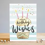 【LOUISE TILER】Birthday Wishes Cupcake 生日卡 #TW015