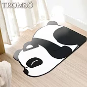 TROMSO科技絨舒柔吸水地墊-萌萌熊貓BS-821