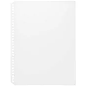 【MUJI 無印良品】補充用透明袋/A4.30孔.15入