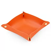 【ABEL】PU皮質收納盤 橘色